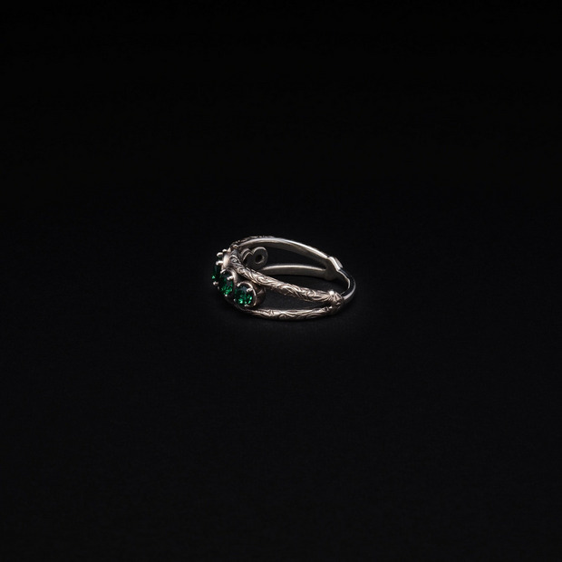 Engraved Matsuba Ring 【Antidote Buyers Club × TRADMAN'S BONSAI】 詳細画像